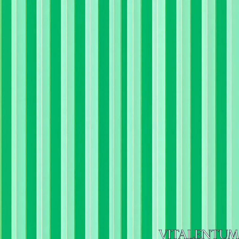 Green and White Striped Pattern for Backgrounds and Textures AI Image