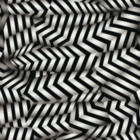 Monochrome Geometric Chevrons Pattern