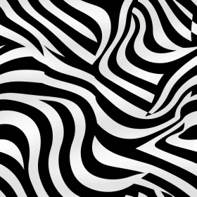 Monochromatic Zebra Print Pattern: Seamless Design