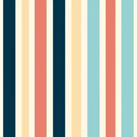 Colorful Retro Vertical Stripes Pattern