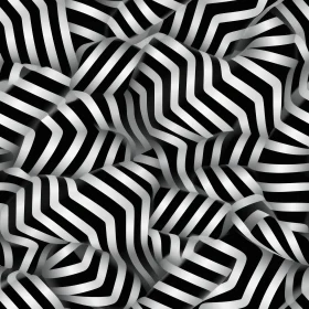 Black and White Striped Pattern - Modern Design Element