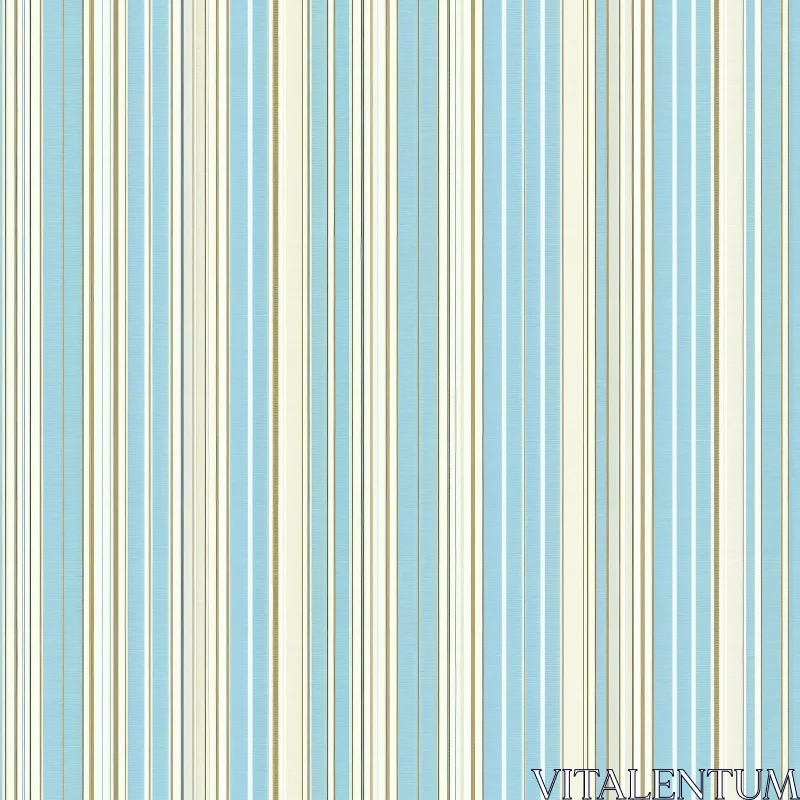 Blue and Beige Vertical Stripes Pattern AI Image