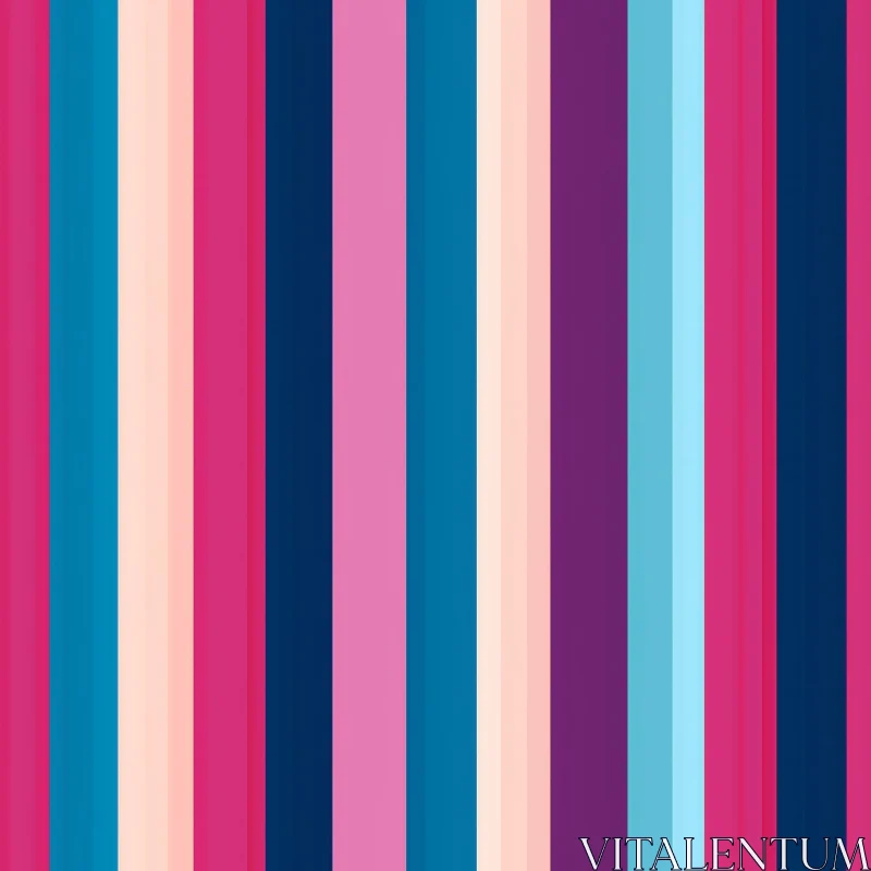Blue Pink Purple Vertical Stripes Pattern AI Image