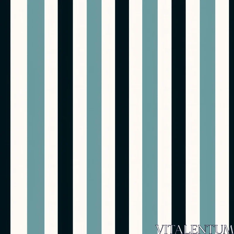 Blue, White, and Black Vertical Stripes Pattern AI Image