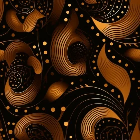 Elegant Black and Gold Seamless Pattern