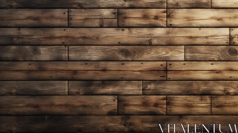 Dark Wooden Wall Texture | Warm Brown Planks AI Image