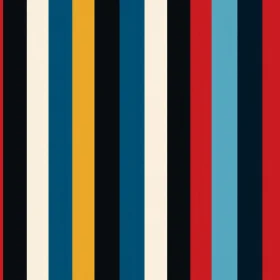 Symmetrical Vertical Stripes Pattern in Various Colors