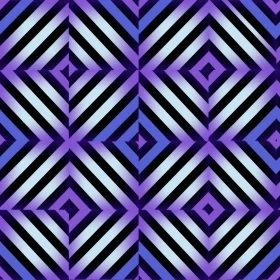 Blue and Purple Diamond Geometric Pattern