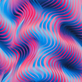 Dreamy Wavy Abstract Background in Pink, Blue, and Purple