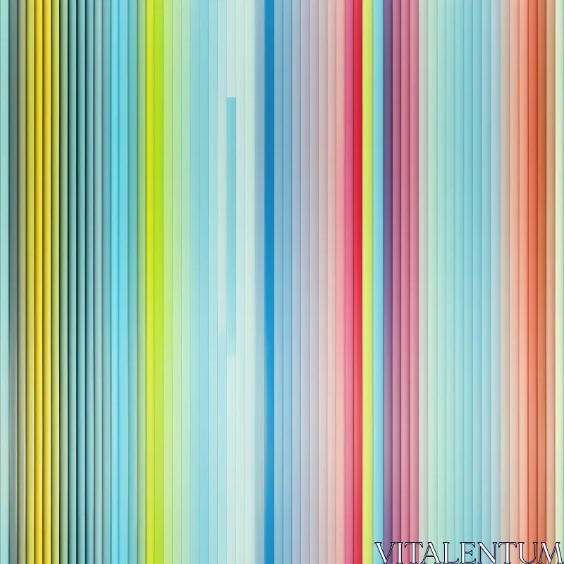 Pastel Stripes Background: Playful and Harmonious Design AI Image