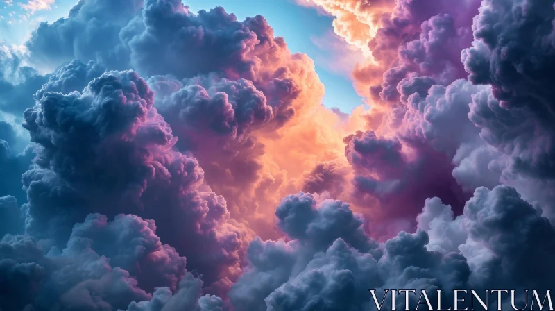 Stunning Cloudscape Photography: Vibrant Colors and Dramatic Composition AI Image