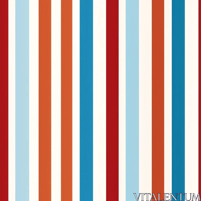 Warm Vertical Stripes Pattern for Home Decor AI Image