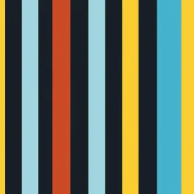 Colorful Retro Vertical Stripes Pattern for Backgrounds
