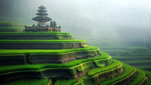 Enchanting Rice Terrace in Bali, Indonesia