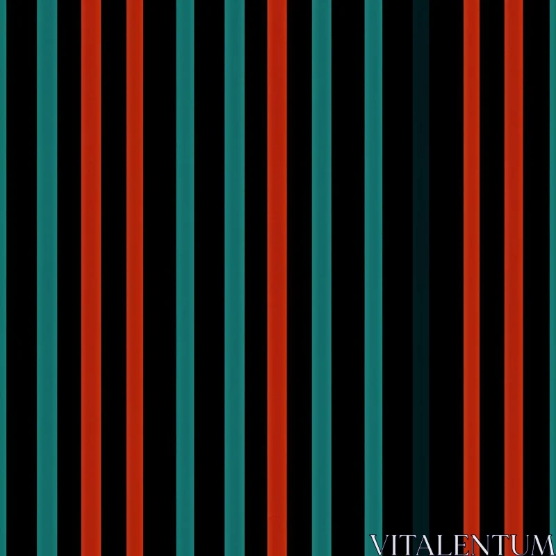 AI ART Modern Vertical Stripes Pattern on Black Background