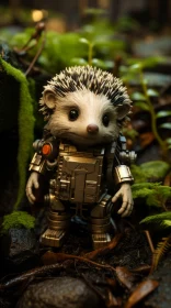 Robot Hedgehog in Nature: A Photorealistic Adventure
