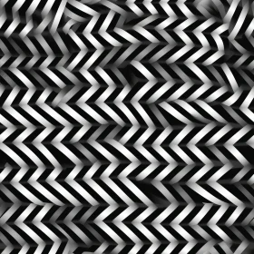 Monochrome Geometric Chevrons Pattern