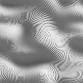 White Wavy Surface 3D Texture