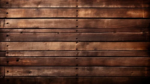 Rustic Wooden Fence Close-Up