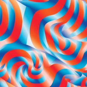 Vibrant Abstract Wavy Pattern Background