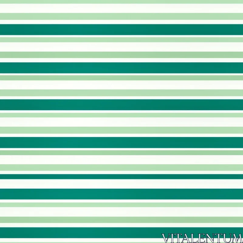 Green and White Horizontal Stripes Pattern AI Image