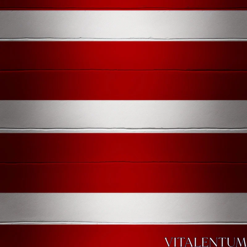 Red and White Striped Grunge Texture Background AI Image