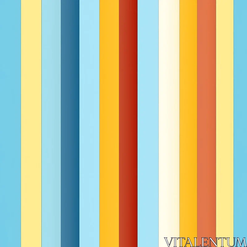 AI ART Colorful Vertical Stripes Background