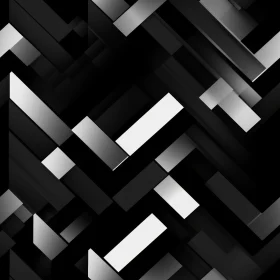 Modern Black Geometric Seamless Pattern