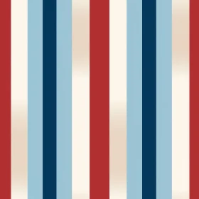 Classic Vertical Stripes Pattern in Red, White, and Blue