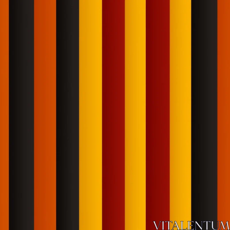 AI ART Warm Vertical Stripes Seamless Pattern