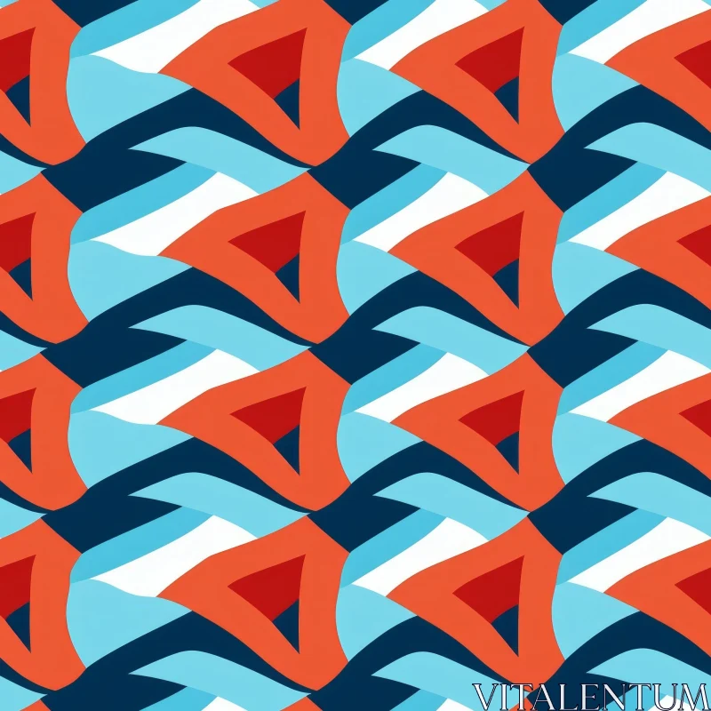 Modern Vector Triangle Pattern AI Image