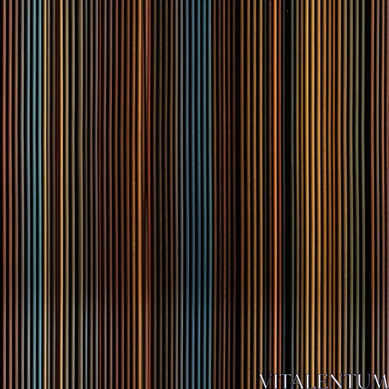 Warm and Rich Vertical Stripes Collection AI Image
