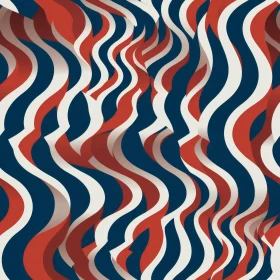Colorful Abstract Wavy Lines Background