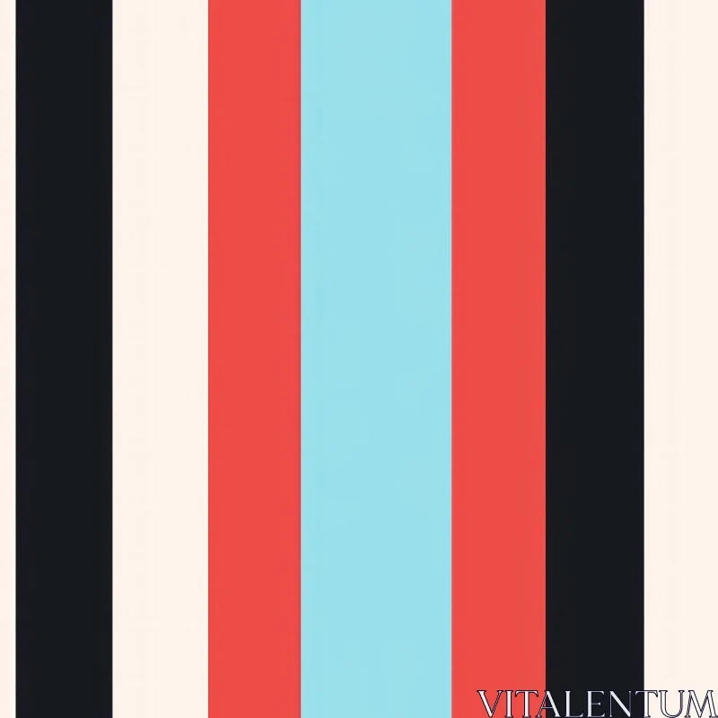 Colorful Vertical Stripes Pattern AI Image