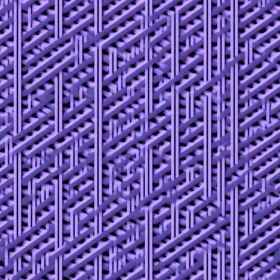 Purple Hexagon Grid Pattern for Fabric and Wallpaper