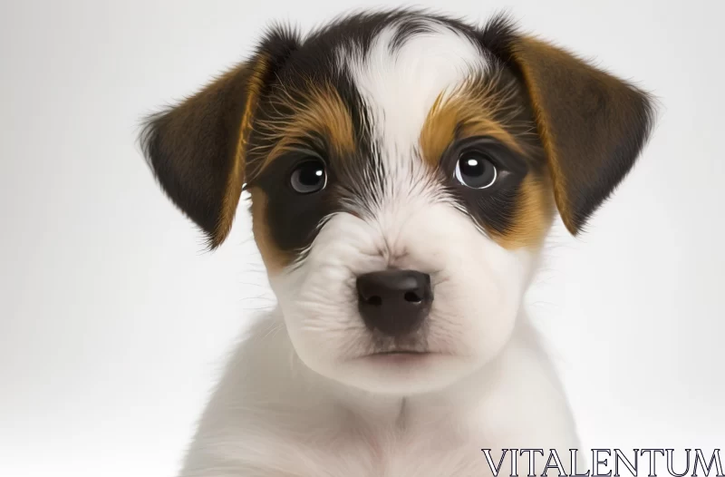 Captivating Jack Russell Terrier Puppy Photo | Natalie Petshop AI Image