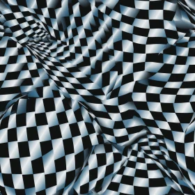 Black and White Checkered Flag - Exciting Pattern