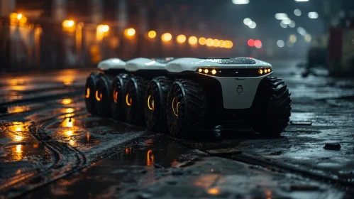 Autonomous Robots Driving in Dark and Wet Environment