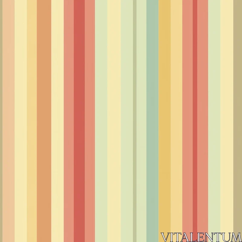 Pastel Vertical Stripes Pattern for Fabric and Home Decor AI Image