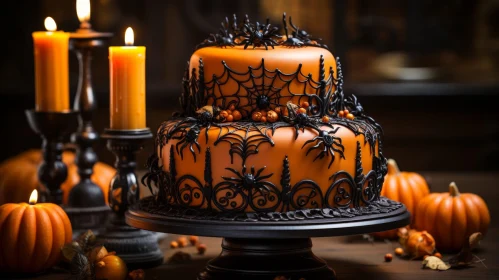Spooky Halloween Cake - Detailed and Creepy Design