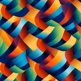 Multicolored Rings Seamless Pattern