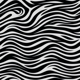 Elegant Black and White Zebra Stripes Seamless Pattern