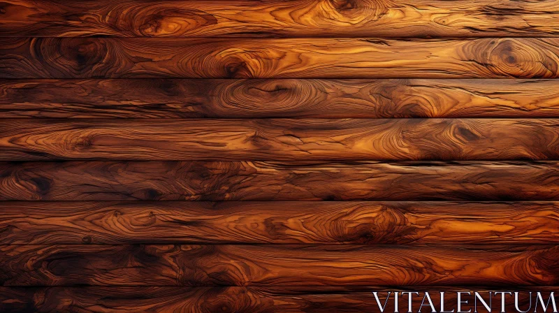 Rustic Wood Texture Close-up - High Quality Image AI Image