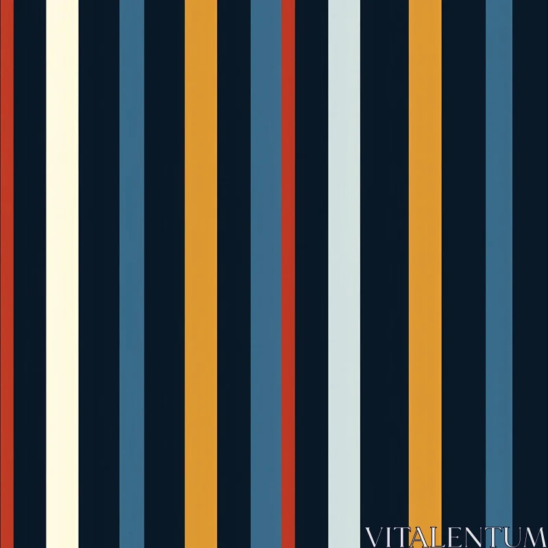 Colorful Vertical Stripes Pattern for Design AI Image