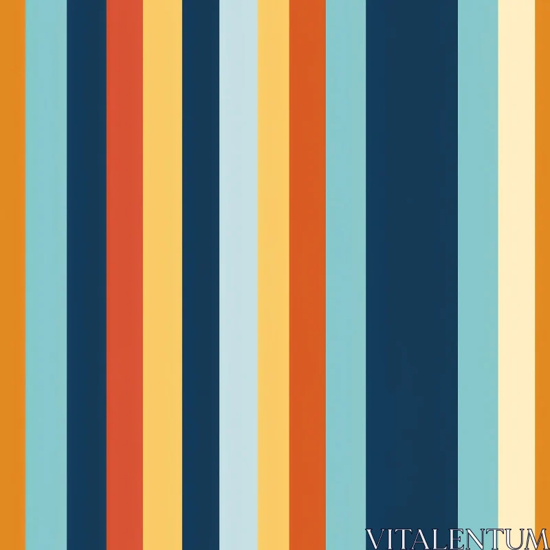 Retro Vertical Stripes Pattern for Websites and Blogs AI Image