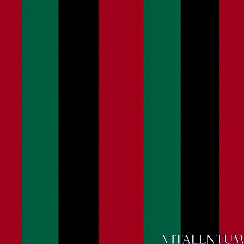 Seven-Striped Flag Artwork AI Image