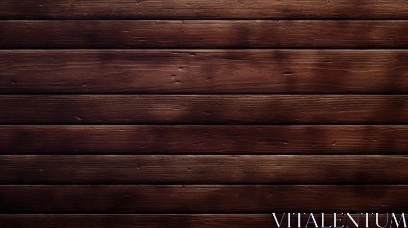 Dark Brown Wooden Wall Planks - Texture and Imperfections AI Image