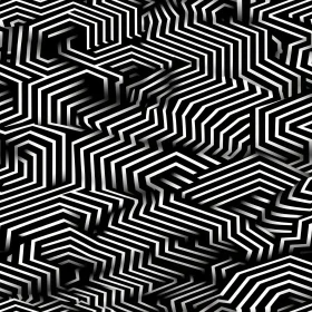 Intricate Geometric Pattern | Black and White Design