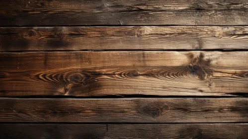Rustic Wooden Fence Close-up
