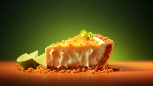 Delicious Key Lime Pie Slice